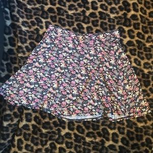 Skater Girl Floral Skirt